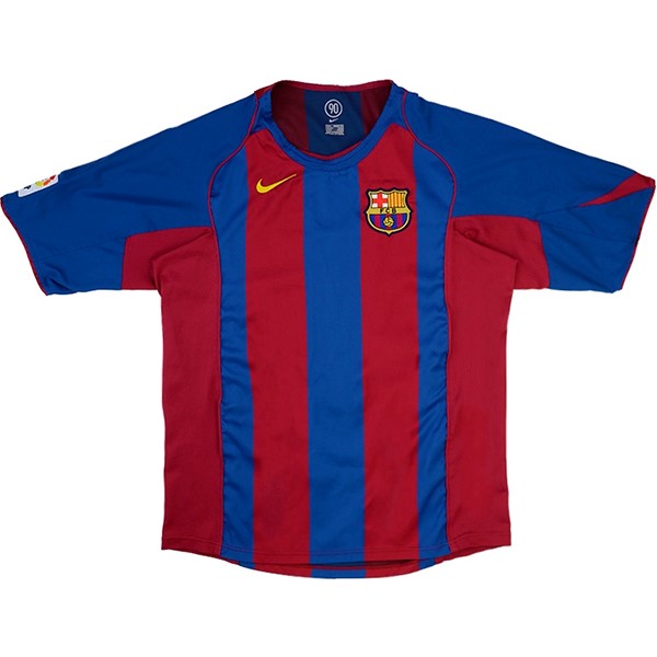 Authentic Camiseta Barcelona 1ª Retro 2004 2005 Azul Rojo